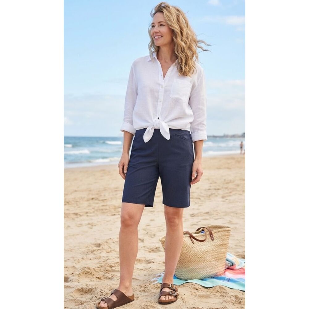 Time and Tru Millennium Pull-On Bermuda Shorts Women's Plus Size XXL